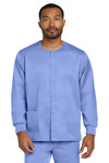 Unisex WorkFlex Snap Front Scrub Jacket