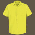 Men's Tall Enhanced Visibility Short Sleeve Work Shirt