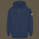 Men's Flame Resistant Quarter-Zip Hooded Sweatshirt