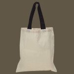 Contrast-Color Handle Tote